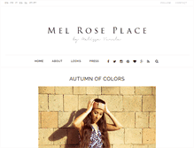 Tablet Screenshot of mel-rose-place.com
